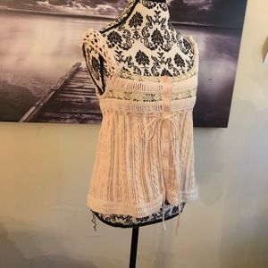 MOVING SALE Free People knit sweater tank top